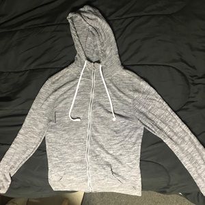Gray Zip up Jacket